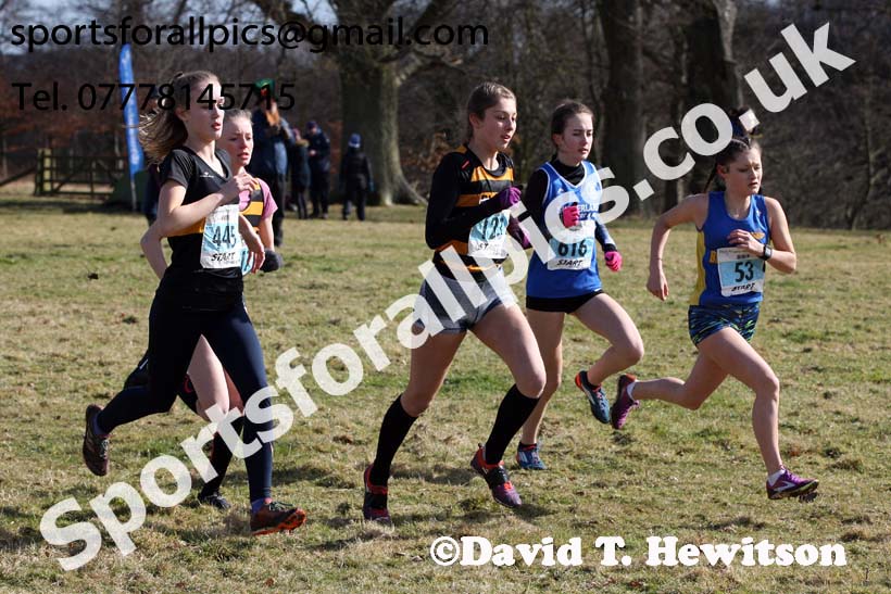 Girls under-15s Start Fitness NEHL, Alnwick. Photo: David T. Hewitson/Sports for All Pics